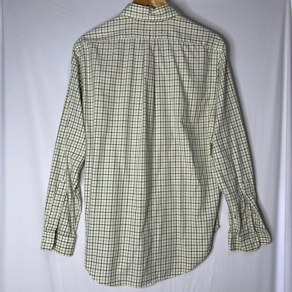 Ralph Lauren Classic Fit Plaid Button Down Size Medium - Picture 3 of 5